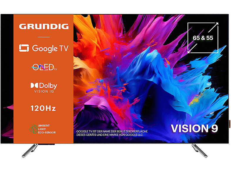 GRUNDIG 65 GOB 9480 OLED TV (Flat, Zoll / 164 cm, UHD 4K, SMART TV) von GRUNDIG