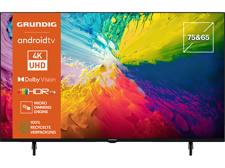 GRUNDIG 65 VCE 223 Smart TV (65 Zoll / 164 cm, UHD 4K, SMART TV, Android 11) von GRUNDIG