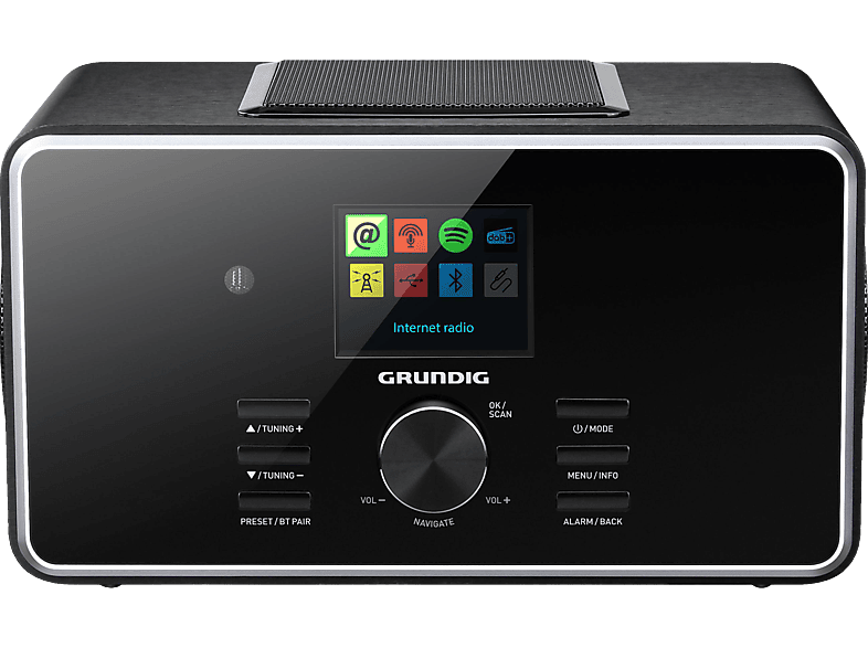 GRUNDIG DTR 6000 X Internetradio, FM / RDS DAB+ Internet Radio, FM, DAB+, AM, Bluetooth, Schwarz von GRUNDIG