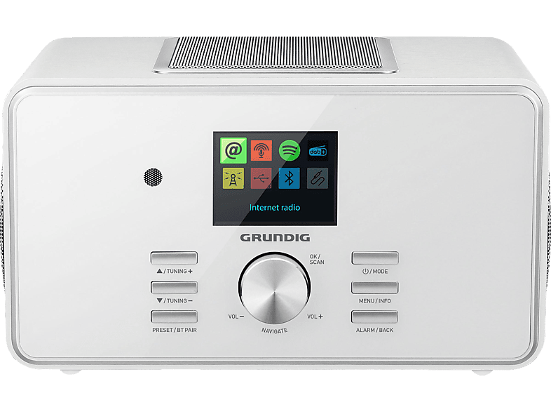GRUNDIG DTR 6000 X Internetradio, FM / RDS DAB+ Internet Radio, FM, DAB+, AM, Bluetooth, Weiß GRUNDIG DTR 6000 X Internetradio, FM / RDS DAB+ Internet Radio, FM, DAB+, AM, Bluetooth, Weiß von GRUNDIG