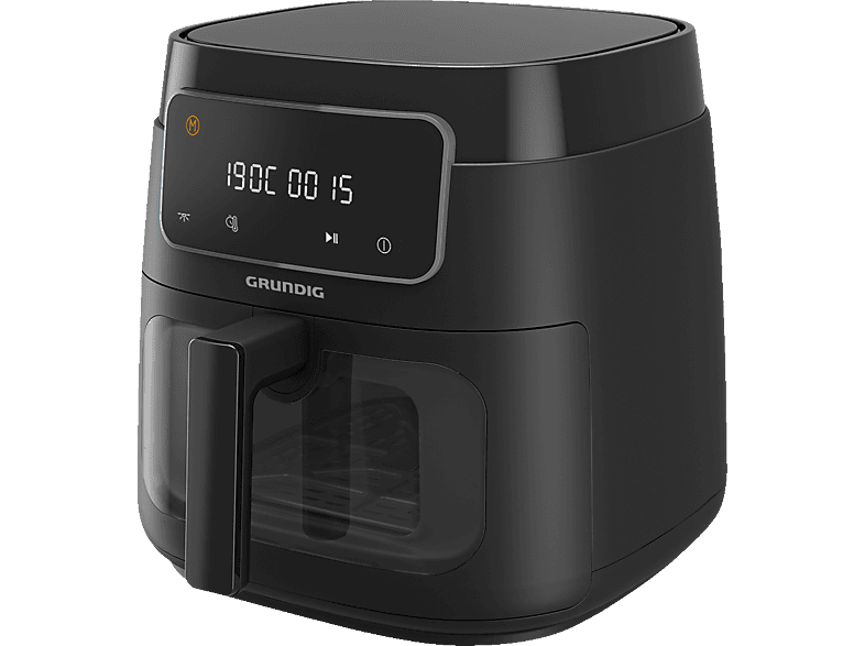 GRUNDIG FRY 7320 Heißluftfritteuse 1750 Watt Schwarz von GRUNDIG