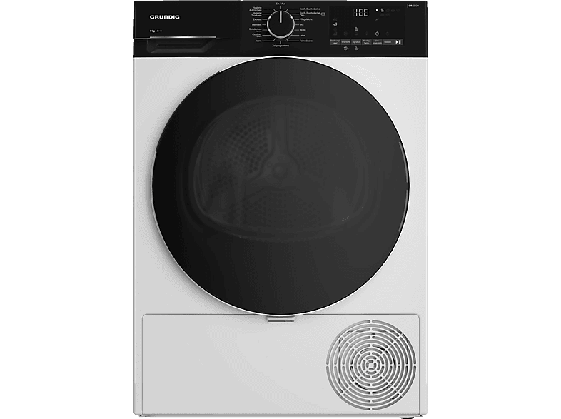 GRUNDIG GT55924F14 Wärmepumpentrockner (9 kg, A+++, Weiß) von GRUNDIG