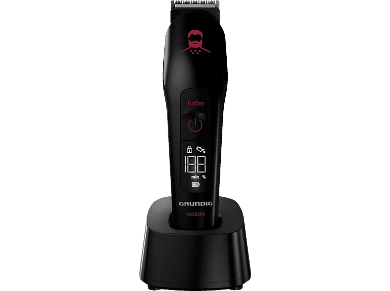 GRUNDIG MGK 9030 Pro Club Multihaarschneideset Wet & Dry Multigroomer, Mattschwarz/Rot GRUNDIG MGK 9030 Pro Club Multihaarschneideset Wet & Dry Multigroomer, Mattschwarz/Rot von GRUNDIG