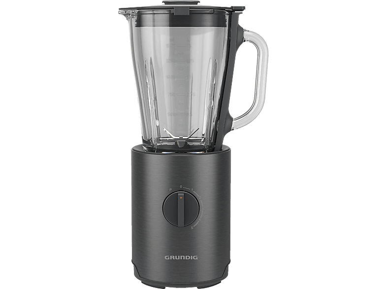 GRUNDIG SM 7140 Standmixer Dark Inox/Edelstahl (800 Watt, 1.5 l) von GRUNDIG