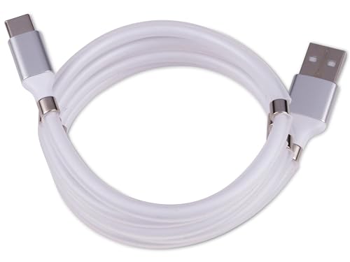 GRUNDIG USB-C-Kabel - Ladekabel - Magnetisch - 1 Meter - Weiß von GRUNDIG