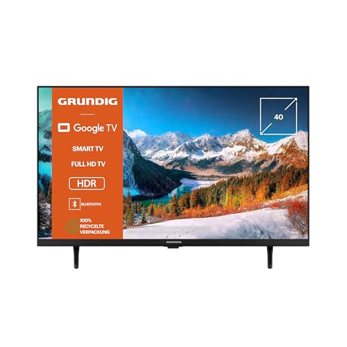 Grundig 40 VOE 64 Fernseher 40 Zoll (100 cm) LED TV, Google TV, Full HD, Dolby Digital, Magic Fidelity, Chromecast Built-in, Bluetooth, Smart TV, Sprachsteuerung, Schwarz von GRUNDIG