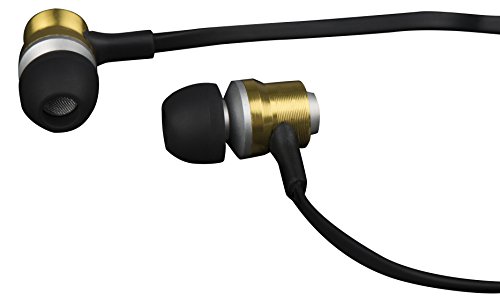 Grundig 8711252863535 Stereo-Kopfhöhrer Metal pro mit Mikrofon schwarz/Gold, Schwarz und Gold, One Size von GRUNDIG
