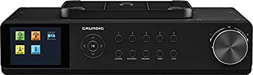 Grundig GKR1060 DKR 3000 BT DAB + WEB Küchenradio mit Bluetooth, DAB + Empfang und Internetradio Schwarz von GRUNDIG