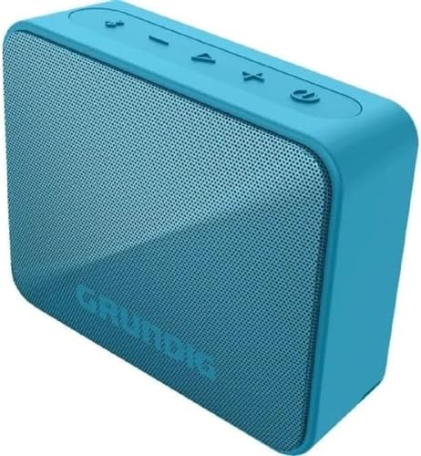 Grundig Solo+ Blue Bluetooth Lautsprecher, Soundbox, 3.5 W RMS Leistung, 30 Meter Reichweite, mehr als 20 Stdn. Spielzeit, Bluetooth 5.3, Spritzwassergeschütztes Gehäuse (IPX5), Schwarz von GRUNDIG