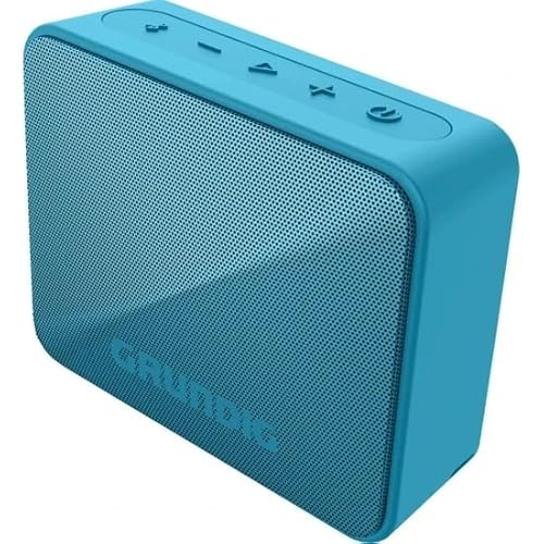 GRUNDIG Solo+ Blue Bluetooth Lautsprecher, Soundbox, 3.5 W RMS Leistung, 30 Meter Reichweite, mehr als 20 Stdn. Spielzeit, Bluetooth 5.3, Spritzwassergeschütztes Gehäuse (IPX5), Schwarz von GRUNDIG