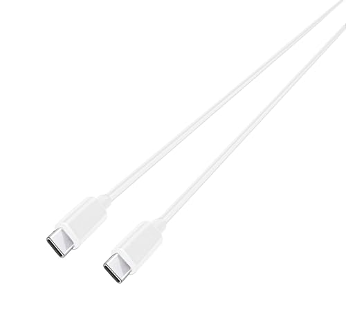 Grundig USB-C auf USB-C Kabel 2.0 - USB-C Ladekabel 1M - Schnelle Datenübertragung 480 Mbps - Sync- und Ladekabel - Schnelles Laden - Kunststoff - Weiß von GRUNDIG