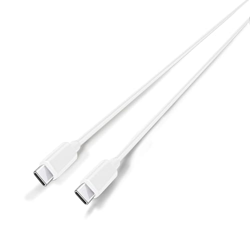 Grundig USB-C auf USB-C Kabel 2.0 - USB-C Ladekabel 2M - Schnelle Datenübertragung 480 Mbps - Sync- und Ladekabel - Schnelles Laden - Kunststoff - Weiß von GRUNDIG
