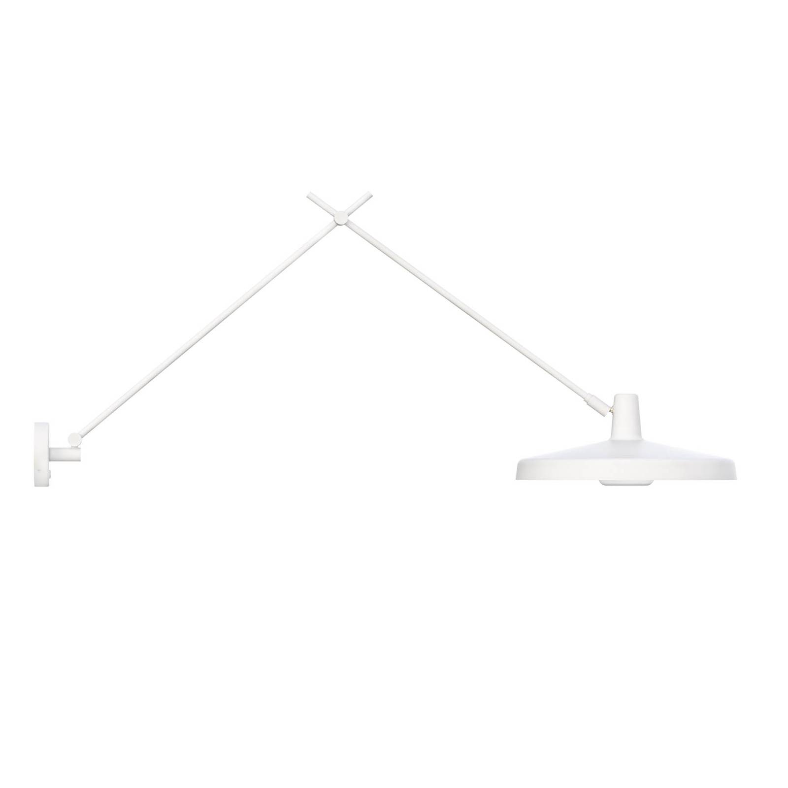 GRUPA Arigato Wandlampe 1-flammig 140cm Ø45cm weiß von GRUPA