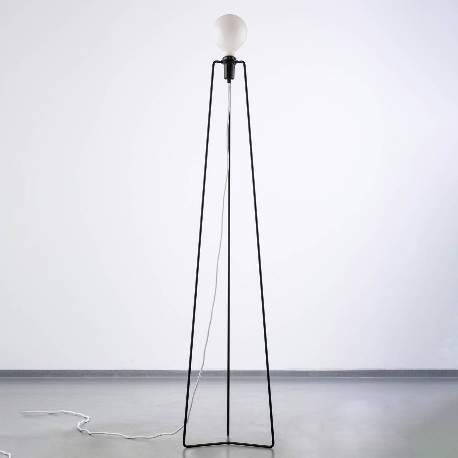 GRUPA Model M3 LED-Stehleuchte schwarz, Kabel weiß GRUPA Model M3 LED-Stehleuchte schwarz, Kabel weiß von GRUPA