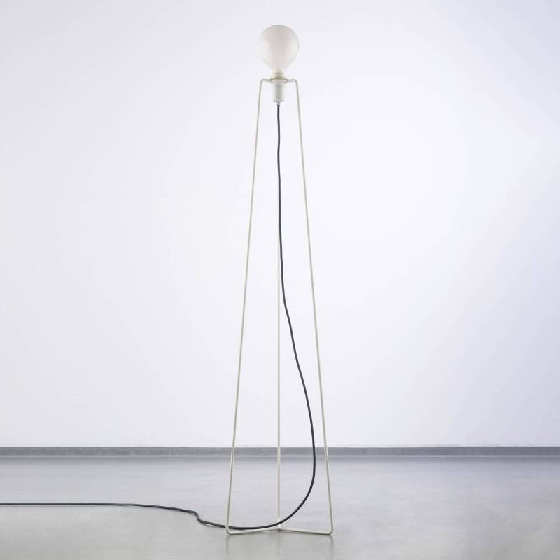 GRUPA Model M3 LED-Stehleuchte weiß, Kabel schwarz von GRUPA