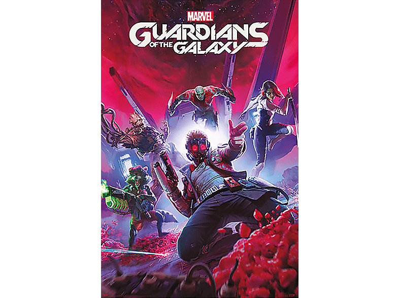 GRUPO ERIK EDITORES Guardians of the Galaxy Poster Videospiel Cover von GRUPO ERIK EDITORES
