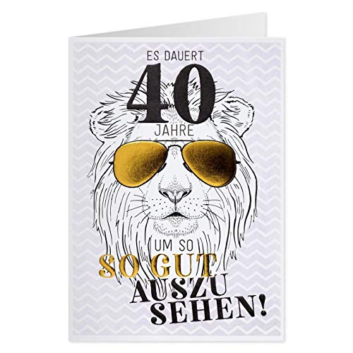 Geburtstagskarte 40 so Gut Goldschätzchen 24 von GRUSS & CO