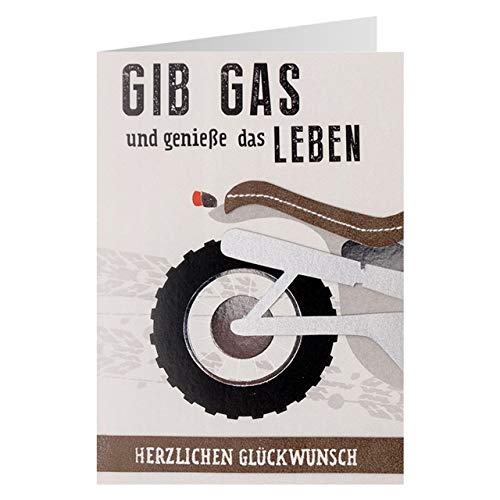 Karte Gib Gas - Geburtstagskarte 23 von GRUSS & CO