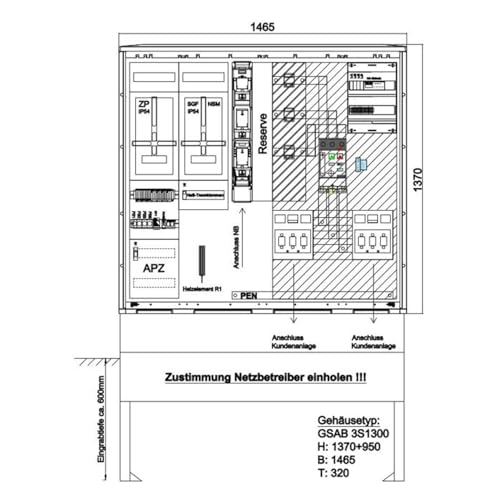 enviaM NA-Schutz nach VDE-AR-N4105 >100k GSAB 03.W400.AR-01 von GSAB