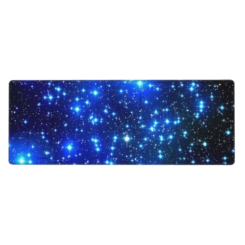 GSGCSBYMLG Mauspad mit Galaxie-Stern-Motiv, 30 x 80 cm, groß, Schreibtischunterlage, Schreibtisch-Dekoration GSGCSBYMLG Mauspad mit Galaxie-Stern-Motiv, 30 x 80 cm, groß, Schreibtischunterlage, Schreibtisch-Dekoration von GSGCSBYMLG