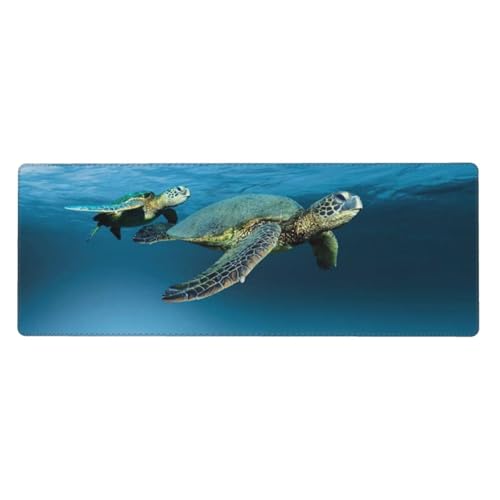 GSGCSBYMLG Mauspad mit Meeresmuschel, Seestern, Schildkröte, bedruckt, 30 x 80 cm, großes Büro, Schreibtischunterlage, Schreibtisch-Dekoration GSGCSBYMLG Mauspad mit Meeresmuschel, Seestern, Schildkröte, bedruckt, 30 x 80 cm, großes Büro, Schreibtischunterlage, Schreibtisch-Dekoration von GSGCSBYMLG
