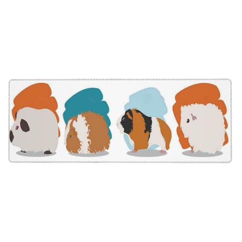 GSGCSBYMLG Mauspad mit Meerschweinchen-Illustration, bedruckt, 30 x 80 cm, großes Büro, Schreibtischunterlage, Schreibtisch-Dekoration GSGCSBYMLG Mauspad mit Meerschweinchen-Illustration, bedruckt, 30 x 80 cm, großes Büro, Schreibtischunterlage, Schreibtisch-Dekoration von GSGCSBYMLG