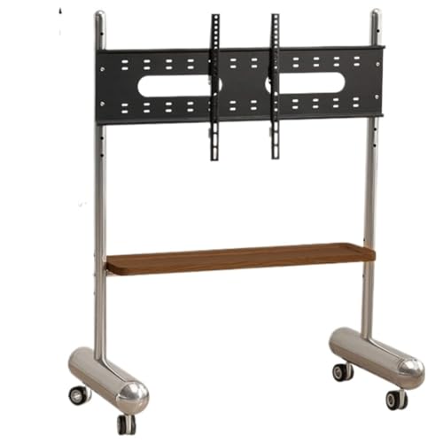 Fernsehgerüst, höhenverstellbarer Fernsehgerüst, Mobiler TV-Ständer mit Rädern, schwenkbarer, höhenverstellbarer TV-Rollwagen-Bodenständer Fernsehgerüst, höhenverstellbarer Fernsehgerüst, Mobiler TV-Ständer mit Rädern, schwenkbarer, höhenverstellbarer TV-Rollwagen-Bodenständer von GSHUPIOU