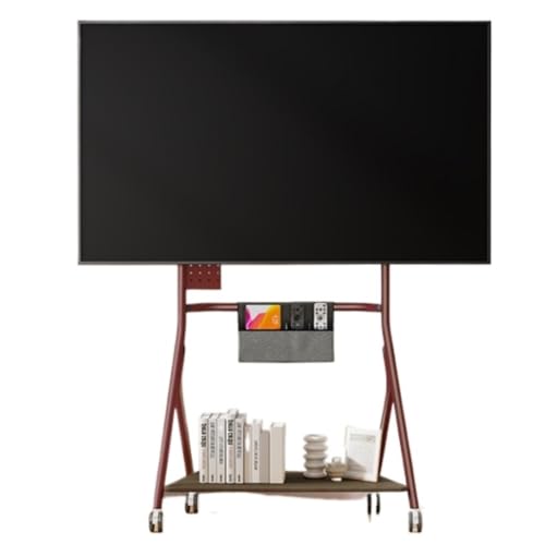 Fernsehgerüst, höhenverstellbarer Fernsehgerüst, Mobiler TV-Ständer mit Rollen for 45-65-Zoll-Fernseher, höhenverstellbares AV-Regal, max. 400 x 400 mm Fernsehgerüst, höhenverstellbarer Fernsehgerüst, Mobiler TV-Ständer mit Rollen for 45-65-Zoll-Fernseher, höhenverstellbares AV-Regal, max. 400 x 400 mm von GSHUPIOU