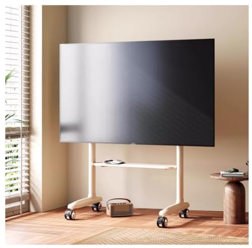 Fernsehgerüst, höhenverstellbarer Fernsehgerüst, Mobiler TV-Wagen for 40-86 Zoll LCD-LED-Fernseher mit bis zu 176 Pfund, höhenverstellbarer rollender Bodenständer Fernsehgerüst, höhenverstellbarer Fernsehgerüst, Mobiler TV-Wagen for 40-86 Zoll LCD-LED-Fernseher mit bis zu 176 Pfund, höhenverstellbarer rollender Bodenständer von GSHUPIOU