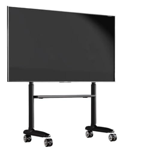 Fernsehgerüst, höhenverstellbarer Fernsehgerüst, Mobiler TV-Wagen for 40-86 Zoll LCD-LED-Fernseher mit bis zu 176 Pfund, höhenverstellbarer rollender Bodenständer Fernsehgerüst, höhenverstellbarer Fernsehgerüst, Mobiler TV-Wagen for 40-86 Zoll LCD-LED-Fernseher mit bis zu 176 Pfund, höhenverstellbarer rollender Bodenständer von GSHUPIOU