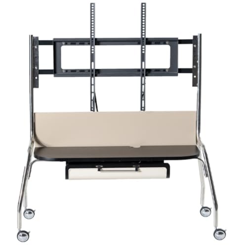 Fernsehgerüst, höhenverstellbarer Fernsehgerüst, Rollender TV-Ständer Mobiler TV-Wagen auf Rädern TV-Ständer for 55 bis 85 Zoll TV-Boden-TV-Wagenständer Fernsehgerüst, höhenverstellbarer Fernsehgerüst, Rollender TV-Ständer Mobiler TV-Wagen auf Rädern TV-Ständer for 55 bis 85 Zoll TV-Boden-TV-Wagenständer von GSHUPIOU