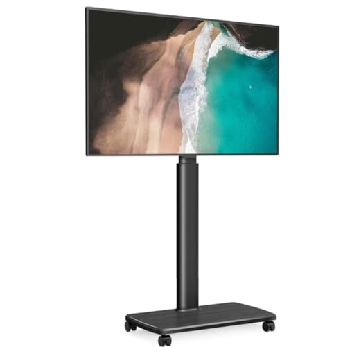 Fernsehgerüst, höhenverstellbarer Fernsehgerüst, Rollender TV-Ständer for 37 bis 75 Zoll Fernseher, Mobiler TV-Wagen auf Rädern, Hohe Universal-Bodenständer Fernsehgerüst, höhenverstellbarer Fernsehgerüst, Rollender TV-Ständer for 37 bis 75 Zoll Fernseher, Mobiler TV-Wagen auf Rädern, Hohe Universal-Bodenständer von GSHUPIOU