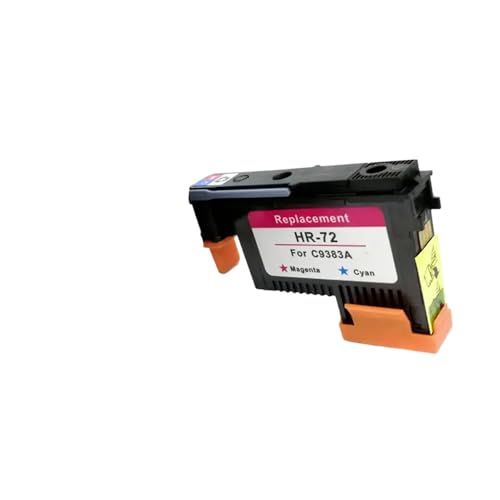 GSwReJ Kompatibler Printhead Kompatibel mit C9380A C9383A C9384A 72 Kompatibel mit DesignJet T1120 T1120PS T1200 T1300 T1300PS T2300 Tintenstrahldrucker(M and C) von GSwReJ