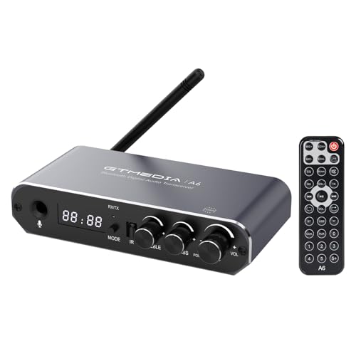 Bluetooth-Sender für Fernseher HiFi Sender-Empfänger für kabellose Musik Bluetooth-Audioadapter mit geringer Latenz für PC/Auto unterstützt GTMEDIA Connect APP Bluetooth-Sender für Fernseher HiFi Sender-Empfänger für kabellose Musik Bluetooth-Audioadapter mit geringer Latenz für PC/Auto unterstützt GTMEDIA Connect APP von GTMEDIA
