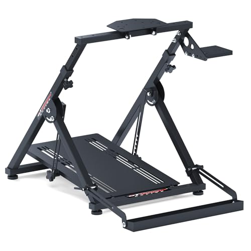 GT Omega Apex Lenkradständer für Logitech G29 G920 Thrustmaster T300 T500 TX Fanatec Clubsport Gaming Lenkrad Pedale & Schaltung Xbox PS4 - neigungsverstellbares Universal Gestell für Sim Racing GT Omega Apex Lenkradständer für Logitech G29 G920 Thrustmaster T300 T500 TX Fanatec Clubsport Gaming Lenkrad Pedale & Schaltung Xbox PS4 - neigungsverstellbares Universal Gestell für Sim Racing von GT OMEGA