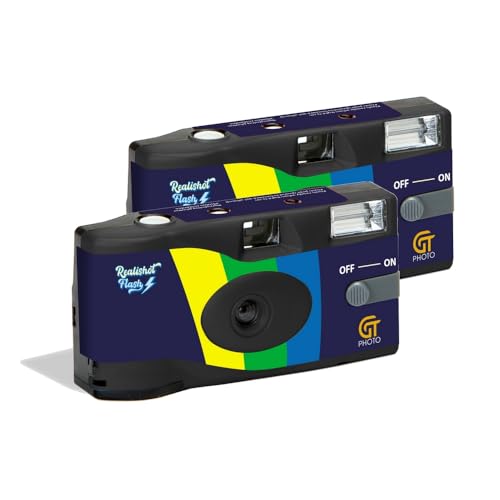 GT Photo - Pack 2 x Einwegkamera Realishot Flash – 27 Fotos – Schwarz GT Photo - Pack 2 x Einwegkamera Realishot Flash – 27 Fotos – Schwarz von GT PHOTO