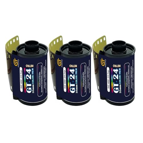 GT Photo Farbfilm GT24FILM 35 mm – Set mit 3 Folien mit 24 Positionen – ideal für Fotografie, Entwicklung und hochwertigen Druck GT Photo Farbfilm GT24FILM 35 mm – Set mit 3 Folien mit 24 Positionen – ideal für Fotografie, Entwicklung und hochwertigen Druck von GT PHOTO