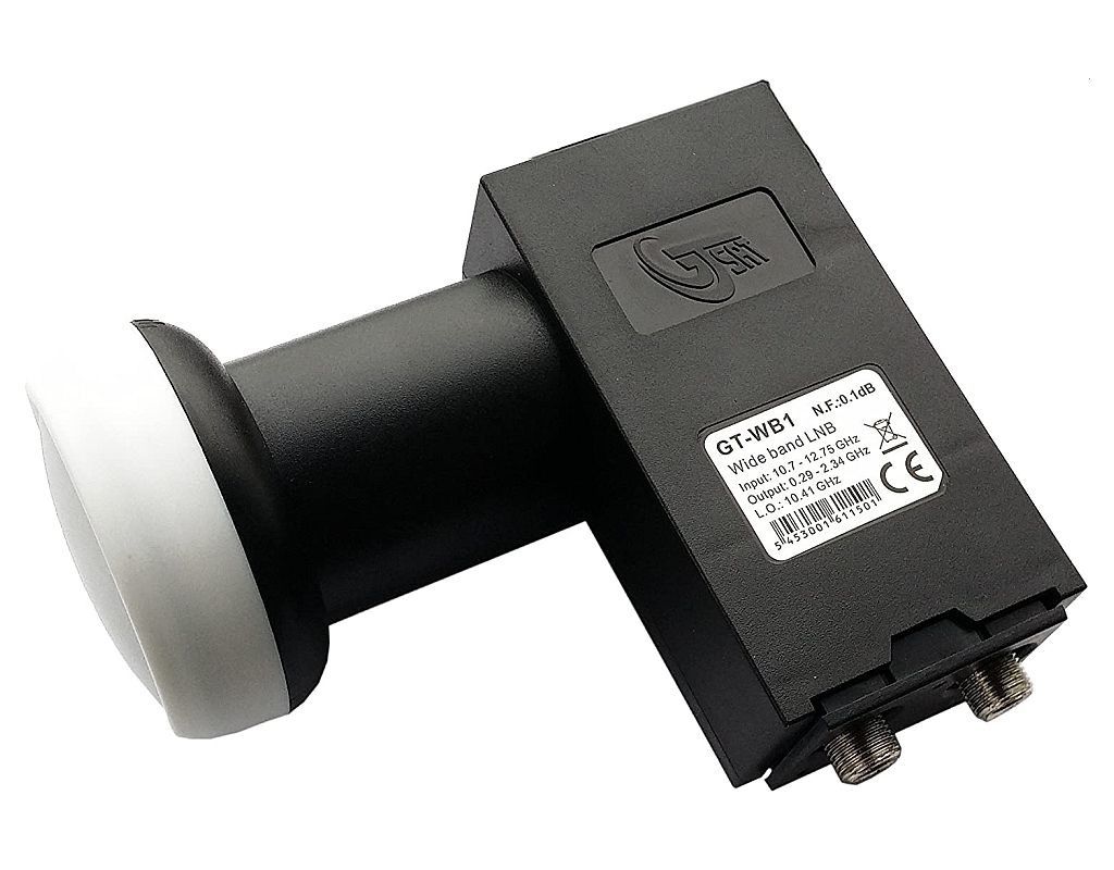 GT-Sat GT-WB1 Wideband LNB V/H 10.41 GHz schwarz GT-Sat GT-WB1 Wideband LNB V/H 10.41 GHz schwarz von GT-Sat