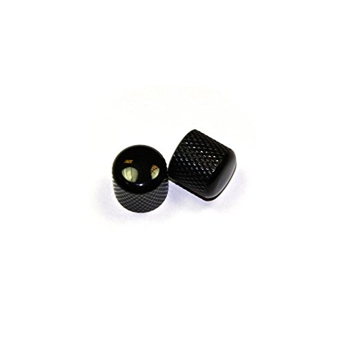 Guitar Tech GT510 Metall-Knöpfe (2-er Pack) schwarz von Best Price Square