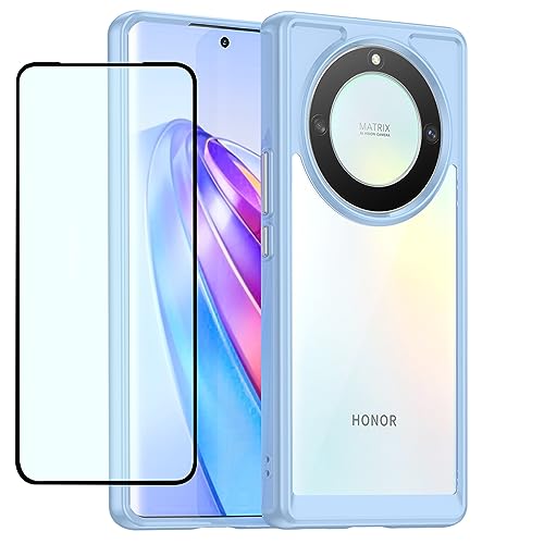 GTBDEKI Clear Case für Honor X9A/X40/Magic 5 Lite RMO-NX1, HD Displayschutzfolie, Anti-Kratzer Stoßfest, Crystal Blue GTBDEKI Clear Case für Honor X9A/X40/Magic 5 Lite RMO-NX1, HD Displayschutzfolie, Anti-Kratzer Stoßfest, Crystal Blue von GTBDEKI