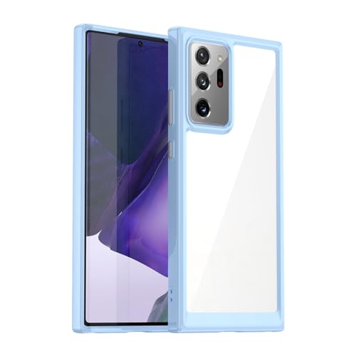GTBDEKI Crystal Blue Transparente Hülle für Samsung Galaxy Note 20 Ultra 5G / Samsung Galaxy Note 20 Ultra, Kratzfeste stoßfeste transparente Harte PC + TPU-Stoßstangenschutz, Schwerer Schutz GTBDEKI Crystal Blue Transparente Hülle für Samsung Galaxy Note 20 Ultra 5G / Samsung Galaxy Note 20 Ultra, Kratzfeste stoßfeste transparente Harte PC + TPU-Stoßstangenschutz, Schwerer Schutz von GTBDEKI