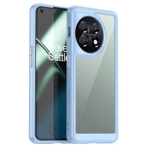 GTBDEKI Clear Hülle für OnePlus 11 Hülle, One Plus 11 5G PHB110 Hülle, Kratzfeste stoßfeste transparente Harte PC + TPU-Stoßstangenschutz hülle für OnePlus 11 5G Crystal Blue GTBDEKI Clear Hülle für OnePlus 11 Hülle, One Plus 11 5G PHB110 Hülle, Kratzfeste stoßfeste transparente Harte PC + TPU-Stoßstangenschutz hülle für OnePlus 11 5G Crystal Blue von GTBDEKI
