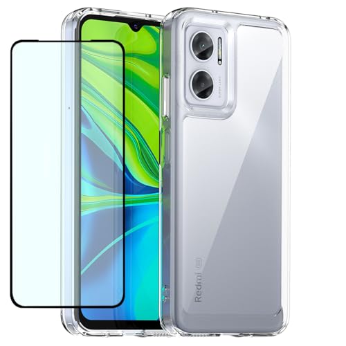 GTBDEKI Clear Hülle für Redmi 10 5G Hülle, Redmi 10 Prime+/Redmi 11 Prime 5G Hülle mit HD-Bildschirmschutz, stoßfeste Harte PC+TPU-Stoßstangenschutz hülle für Xiaomi Redmi 10 5G Crystal Clear GTBDEKI Clear Hülle für Redmi 10 5G Hülle, Redmi 10 Prime+/Redmi 11 Prime 5G Hülle mit HD-Bildschirmschutz, stoßfeste Harte PC+TPU-Stoßstangenschutz hülle für Xiaomi Redmi 10 5G Crystal Clear von GTBDEKI