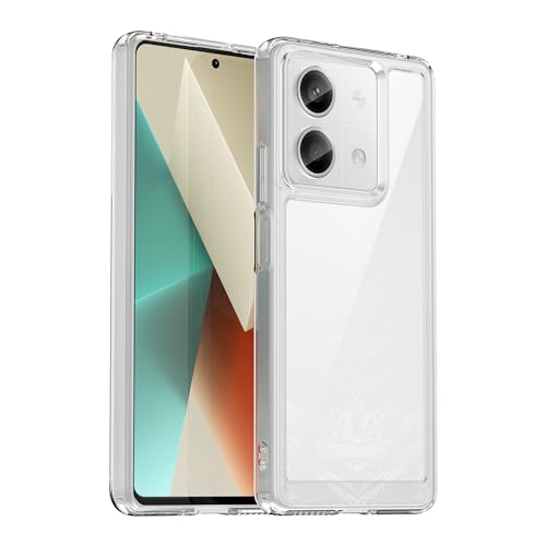 GTBDEKI Clear Hülle für Redmi Note 13 5G Hülle, Kratzfeste stoßfeste transparente Harte PC + TPU-Stoßstangenschutz hülle für Xiaomi Redmi Note 13 5G Crystal Clear GTBDEKI Clear Hülle für Redmi Note 13 5G Hülle, Kratzfeste stoßfeste transparente Harte PC + TPU-Stoßstangenschutz hülle für Xiaomi Redmi Note 13 5G Crystal Clear von GTBDEKI