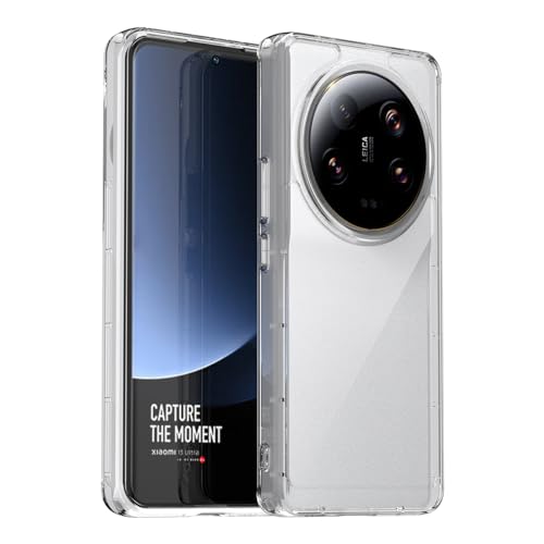 GTBDEKI Clear Hülle für Xiaomi 13 Ultra Hülle, Mi 13 Ultra 2304FPN6DC Hülle, Kratzfeste stoßfeste transparente Harte PC + TPU-Stoßstangenschutz hülle für Xiaomi Mi 13 Ultra 5G Crystal Clear von GTBDEKI