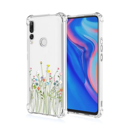GTBDEKI Handyhülle für Huawei Y9 Prime 2019 / Huawei P Smart Z/Honor 9X STK-LX1 Clear Case mit Blumen Blumenmuster Schutzhülle für Huawei Y9 Prime (2019) Bouquet von GTBDEKI