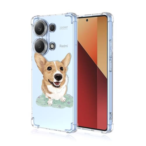 GTBDEKI Handyhülle für Redmi Note 13 Pro 4G Hülle, Poco M6 Pro 4G Hülle, Clear Case mit Welpe Tiermuster Schutzhülle für Xiaomi Redmi Note 13 Pro 4G Hund GTBDEKI Handyhülle für Redmi Note 13 Pro 4G Hülle, Poco M6 Pro 4G Hülle, Clear Case mit Welpe Tiermuster Schutzhülle für Xiaomi Redmi Note 13 Pro 4G Hund von GTBDEKI