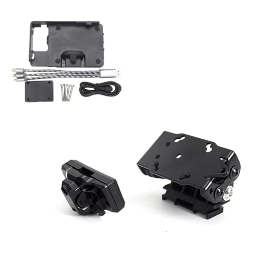 GTDTKGANAK Navigation Halterung Für F800GS F 800 GS Für ADV Für ABS Für Abenteuer 2014-2019 Handy USB Navigation Halterung Motorrad GPS Halterung 13/16mm Handyhalterung Motorrad(AB) von GTDTKGANAK