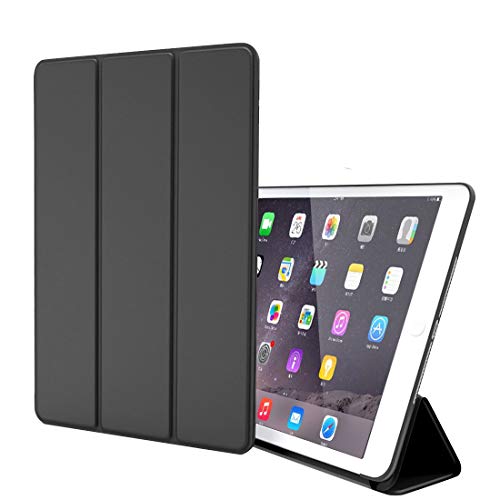 GTElectro Schutzhülle für Apple iPad Air 4 (10 Zoll, Modell 2020), dünn, weich, stoßfest, mit Standfunktion, Klapphülle mit automatischer Sleep/Wake-Funktion, Schwarz von GTElectro