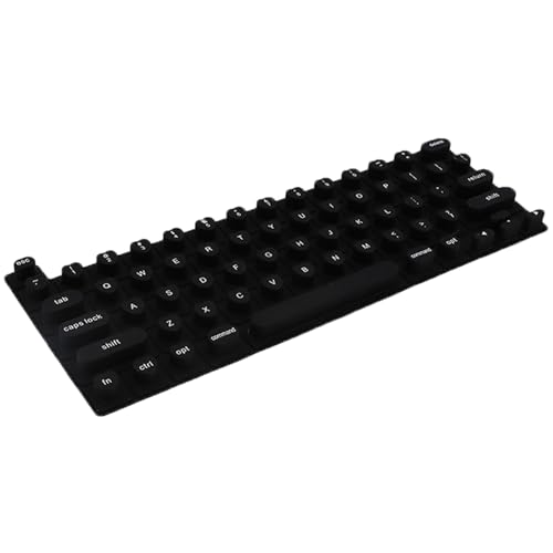 GTGSYRM Laptop-Tastaturhülle für lange Nägel, Schutzhülle für Tastatur mit langen Nägeln, Aufkleber für Laptop-Nageltastatur (schwarz) von GTGSYRM